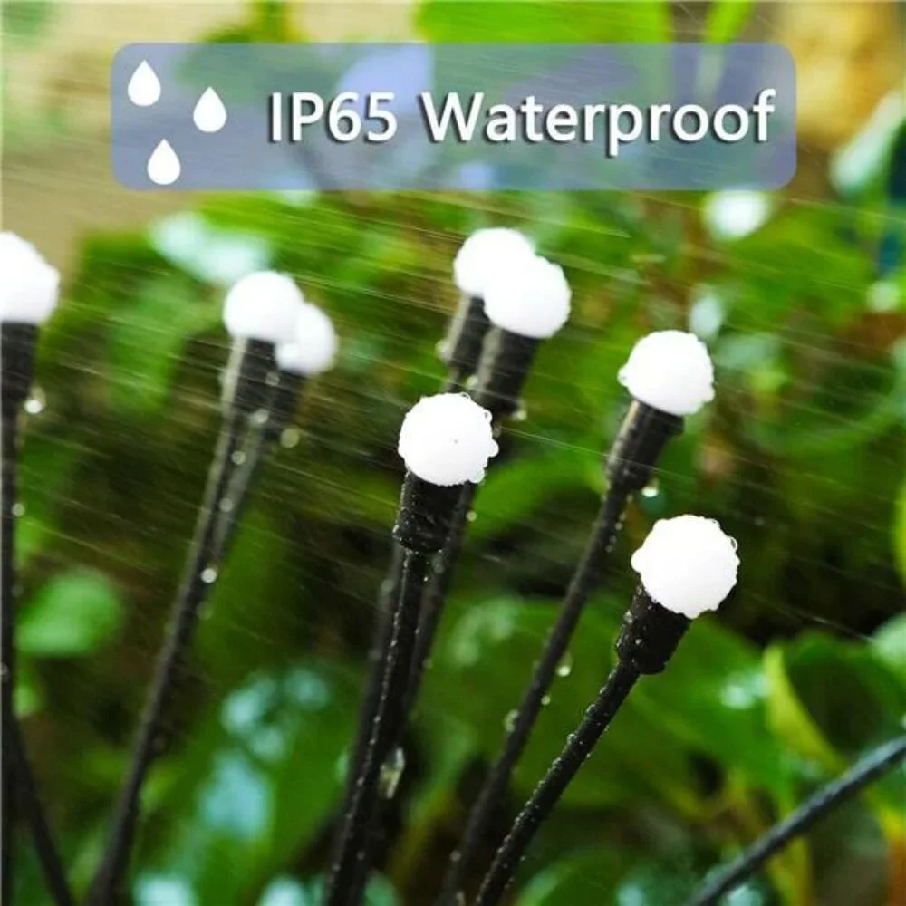Solar Garden Lights Outdoor Firefly Swaying Lights Waterproof Yard Patio Decor